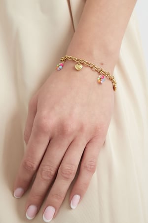 renkli charm'lı charm bileklik h5 Resim3